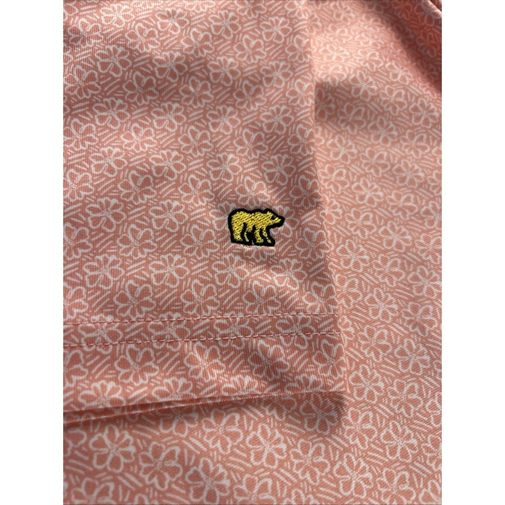 Jack Nicklaus Men's Golf Polo Shirt Performance Salmon Size XL - Picture 7 of 7